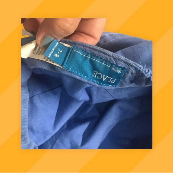 Blue Basketball Hat with Yellow Heart Embroidery and a Mini Mouse Pin Size 7-8 - Picture 7 of 8